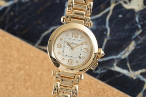 Cartier Pasha 18 ct gold automatic Kal. 120 Ref. 2397