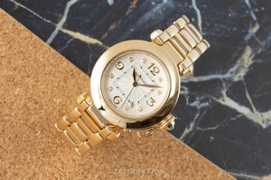 Cartier Pasha 18 ct gold automatic Kal. 120 Ref. 2397