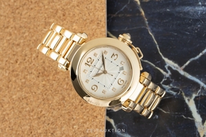 Cartier Pasha 18 ct gold automatic Kal. 120 Ref. 2397