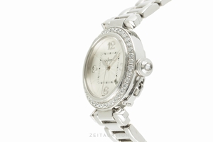 Cartier Pasha 18 ct white gold automatic Kal. 120 Ref. 2398