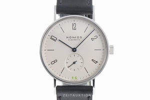 Nomos Tangente steel manual winding