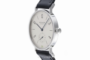 Nomos Tangente steel manual winding