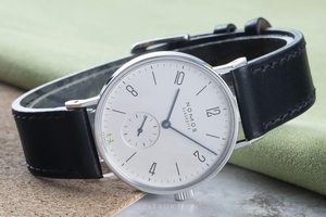 Nomos Tangente steel manual winding