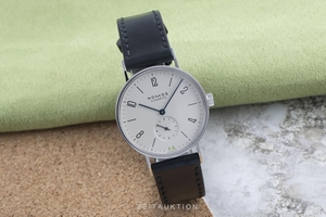 Nomos Tangente steel manual winding