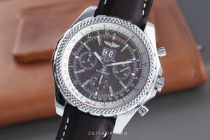 Breitling Bentley 6.75 chronograph steel automatic Kal. B44 Ref. A44362