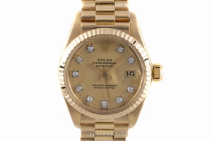 Rolex Lady Datejust 18 ct gold automatic Kal. 2030 Ref. 6917