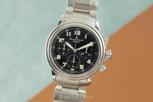 Blancpain Leman chronograph steel automatic Kal. F185