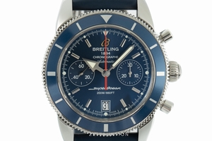 Breitling Superocean chronograph steel automatic Kal. B23 Ref. A23370