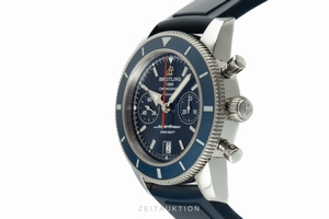 Breitling Superocean chronograph steel automatic Kal. B23 Ref. A23370