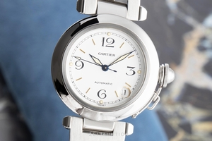 Cartier Pasha steel automatic Kal. 049 Ref. 2324