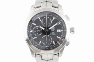 Tag Heuer Link chronograph steel automatic Kal. 16 Ref. CJF2110