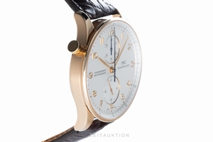 IWC Portugieser chronograph 18 ct gold manual winding Kal. C.76240 Ref. 3712
