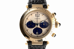 Cartier Pasha chronograph 18 ct gold quartz Kal. 053 Ref. 30009, 1992