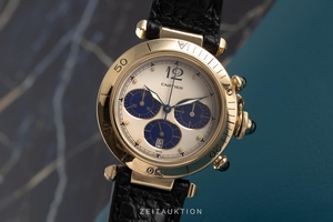 Cartier Pasha chronograph 18 ct gold quartz Kal. 053 Ref. 30009, 1992