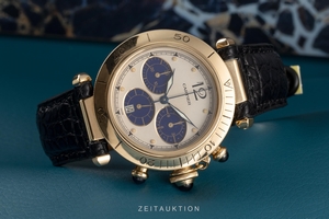 Cartier Pasha chronograph 18 ct gold quartz Kal. 053 Ref. 30009, 1992