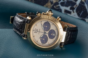 Cartier Pasha chronograph 18 ct gold quartz Kal. 053 Ref. 30009, 1992