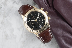 Breguet Type XX chronograph 18 ct gold automatic Kal. 582 Ref. 3820