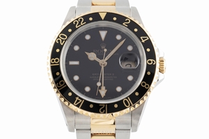 Rolex GMT Master II steel / gold automatic Kal. 3185 Ref. 16713