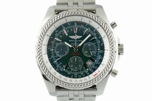 Breitling Bentley Motors chronograph steel automatic Kal. B25 Ref. A25362