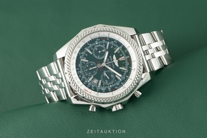 Breitling Bentley Motors chronograph steel automatic Kal. B25 Ref. A25362