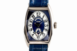 Franck Muller Curvex 18 ct white gold manual winding Ref. 1752 S6