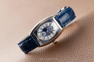 Franck Muller Curvex 18 ct white gold manual winding Ref. 1752 S6