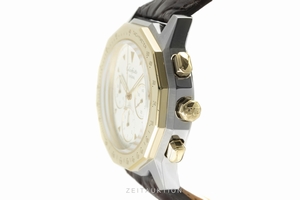 Glashutte Original Senator chronograph steel / gold automatic Kal. GUB 10-60 Ref. 1-10-66-13-12-04