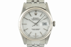 Rolex Datejust steel / white gold automatic Kal. 3135 Ref. 16234