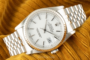 Rolex Datejust steel / white gold automatic Kal. 3135 Ref. 16234