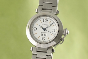 Cartier Pasha steel automatic Kal. 052 Ref. 2475