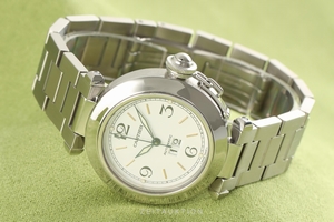 Cartier Pasha steel automatic Kal. 052 Ref. 2475