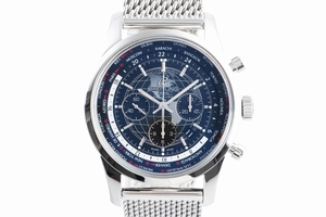 Breitling Transocean chronograph steel automatic Kal. B05 Ref. AB0510