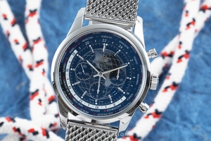 Breitling Transocean chronograph steel automatic Kal. B05 Ref. AB0510