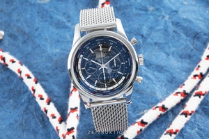 Breitling Transocean chronograph steel automatic Kal. B05 Ref. AB0510