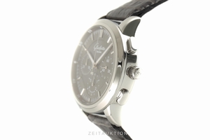 Glashutte Original Senator chronograph steel automatic Kal. GUB 39 Ref. 39-31-34-42-04