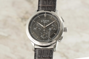 Glashutte Original Senator chronograph steel automatic Kal. GUB 39 Ref. 39-31-34-42-04