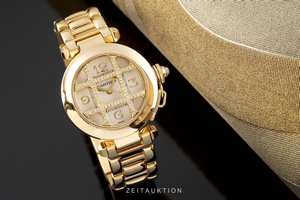 Cartier Pasha 18 ct gold automatic Kal. 120 Ref. 2399
