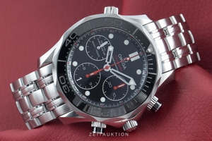 Omega Seamaster chronograph steel automatic Kal. 3330 Ref. 212.30.42.50.01.001