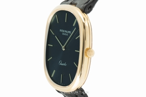 Patek Philippe Golden Ellipse 18 ct gold quartz Kal. E27 Ref. 3838