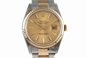 Rolex Datejust steel / gold automatic Kal. 3135 Ref. 16233