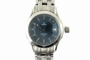 Omega Seamaster steel quartz Kal. 1424 Ref. 2581.81.00, 596.1502