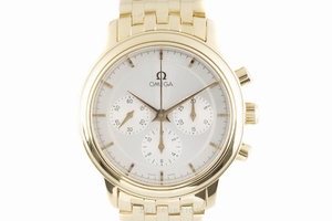 Omega De Ville chronograph 18 ct gold manual winding Kal. 861 Ref. 4640.31.00, 145.0050, 345.0050
