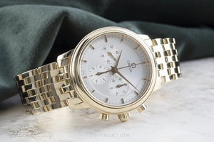 Omega De Ville chronograph 18 ct gold manual winding Kal. 861 Ref. 4640.31.00, 145.0050, 345.0050