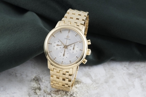 Omega De Ville chronograph 18 ct gold manual winding Kal. 861 Ref. 4640.31.00, 145.0050, 345.0050