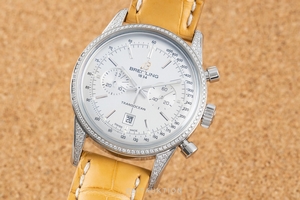 Breitling Transocean chronograph steel automatic Kal. B41 Ref. A41310