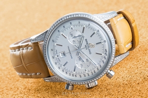 Breitling Transocean chronograph steel automatic Kal. B41 Ref. A41310