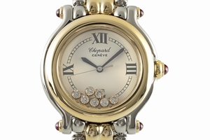 Chopard Happy Sport steel / gold quartz Kal. ETA 956.112 Ref. 27/8237-21