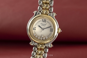 Chopard Happy Sport steel / gold quartz Kal. ETA 956.112 Ref. 27/8237-21