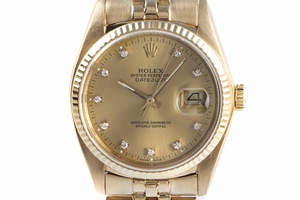 Rolex Datejust 18 ct gold automatic Kal. 3035 Ref. 16018