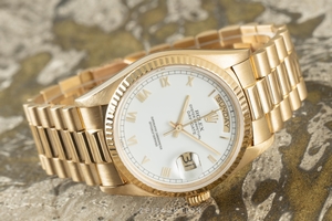 Rolex Day-Date 18 ct gold automatic Kal. 3055 Ref. 18038
